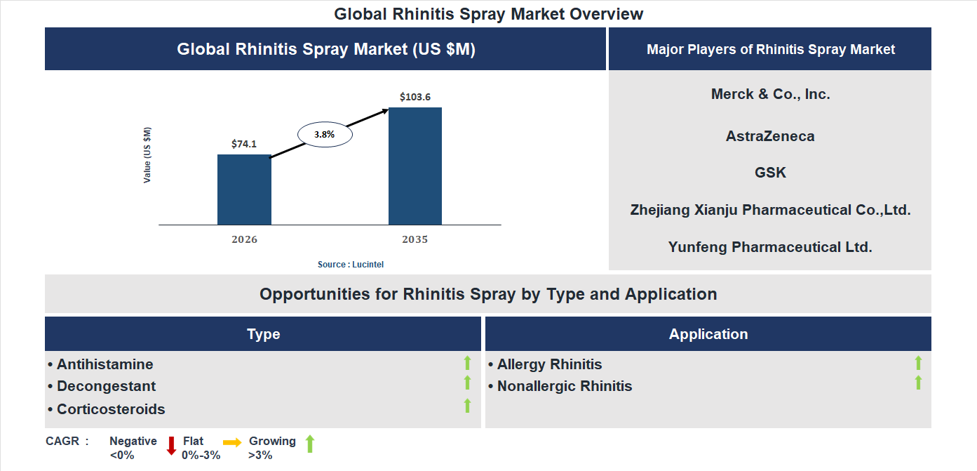 Rhinitis Spray Market Trends and Forecast
